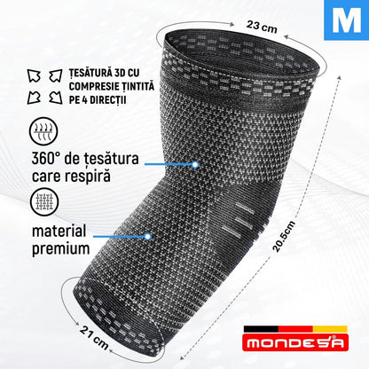 Cotieră compresivă elastică cu material respirabil premium