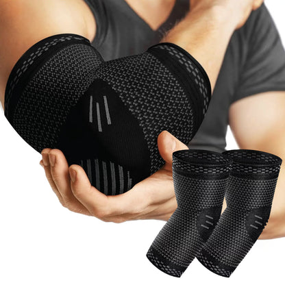 Cotieră compresivă elastică pentru sport, sală, fitness și activități zilnice. Set 2 bucăți, unisex, material respirabil.