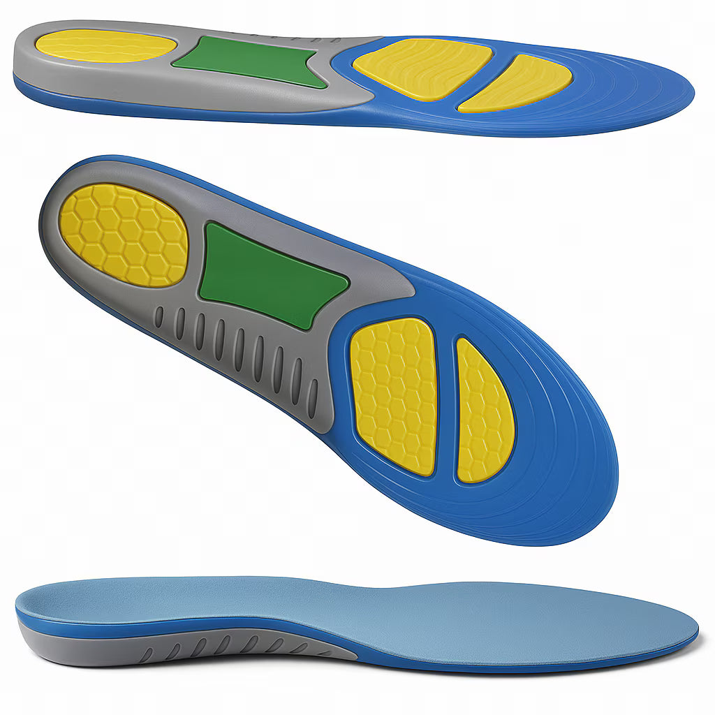 Set 2 Branturi Ortopedice MONDESA®, Suport Calcai si Talpa, Ajuta la Platfus, Pinteni si Picioare Obosite, Amortizare si Absorbtie, Confort Zilnic, Marime Ajustabila, Unisex