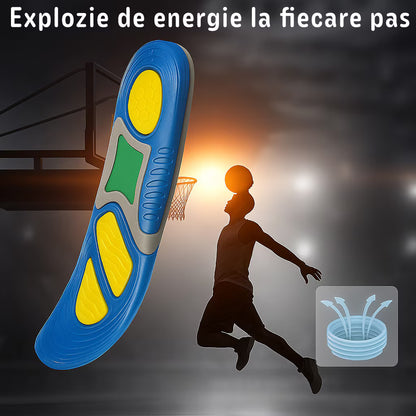 Set 2 Branturi Ortopedice MONDESA®, Suport Calcai si Talpa, Ajuta la Platfus, Pinteni si Picioare Obosite, Amortizare si Absorbtie, Confort Zilnic, Marime Ajustabila, Unisex