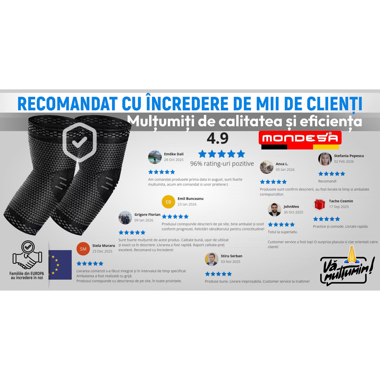 Cotieră elastică Mondesa pentru activități zilnice recomandate cu incredere

