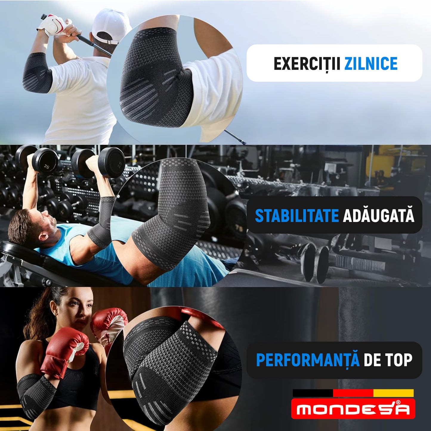 Cotieră elastică Mondesa pentru activități zilnice